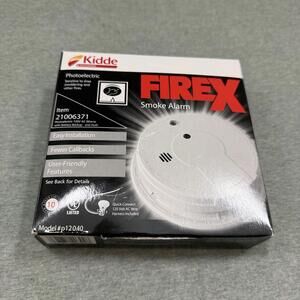 KIDDE 21006371 AC Hardwired Interconnect Firex Photoelectric Smoke Alarm P12040